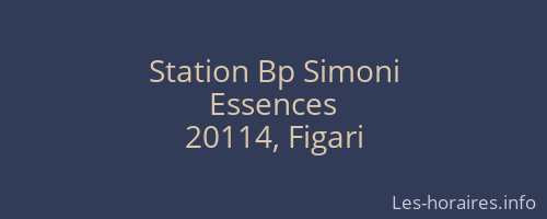 Station Bp Simoni