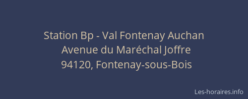 Station Bp - Val Fontenay Auchan