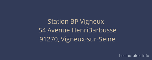 Station BP Vigneux