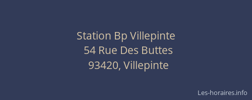 Station Bp Villepinte
