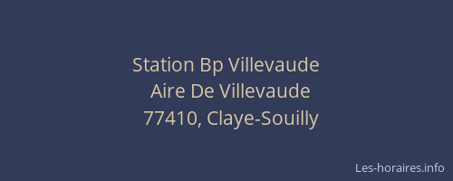 Station Bp Villevaude