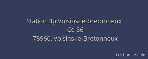 Station Bp Voisins-le-bretonneux
