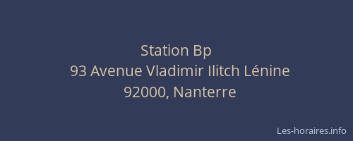 Station Bp