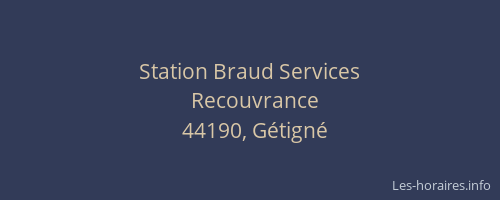 Station Braud Services