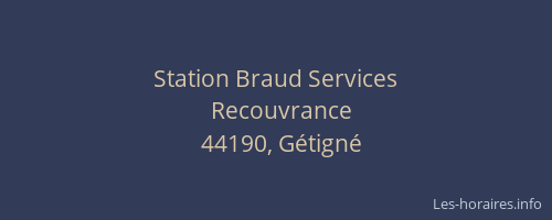 Station Braud Services