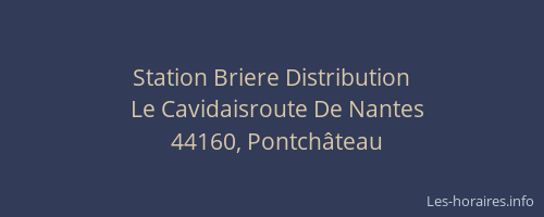 Station Briere Distribution