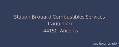 Station Brouard Combustibles Services