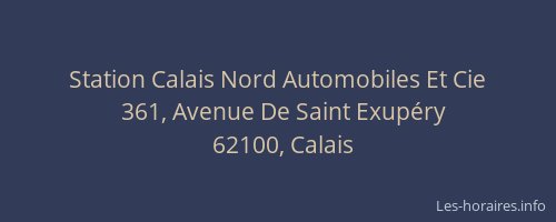 Station Calais Nord Automobiles Et Cie