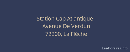 Station Cap Atlantique