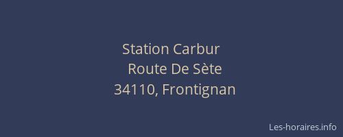 Station Carbur