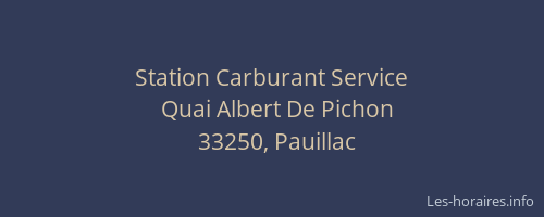 Station Carburant Service