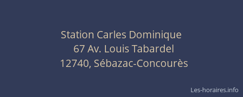 Station Carles Dominique