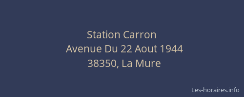 Station Carron