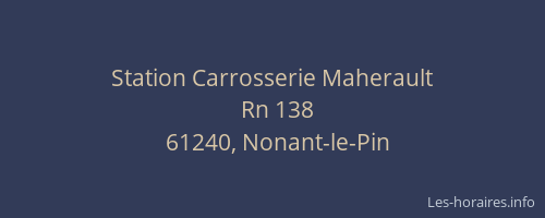 Station Carrosserie Maherault