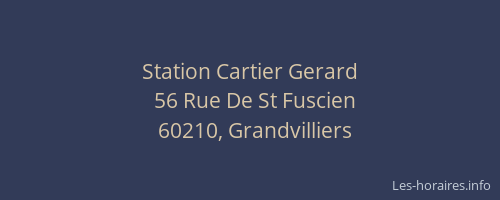 Station Cartier Gerard