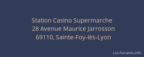 Station Casino Supermarche