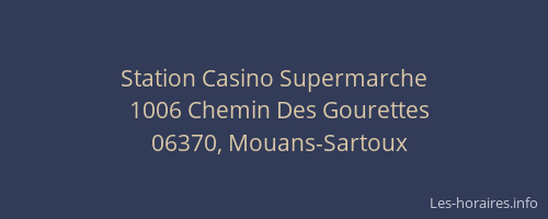 Station Casino Supermarche