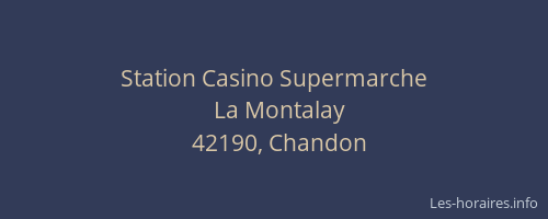 Station Casino Supermarche