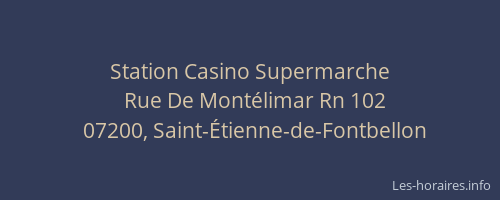 Station Casino Supermarche