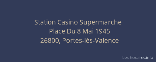 Station Casino Supermarche