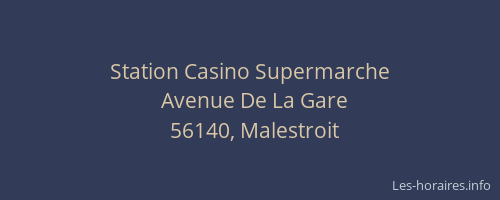 Station Casino Supermarche