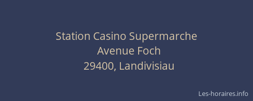 Station Casino Supermarche