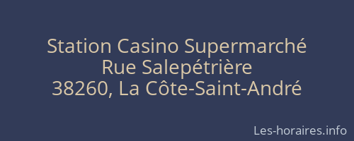 Station Casino Supermarché