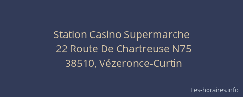 Station Casino Supermarche