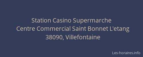 Station Casino Supermarche