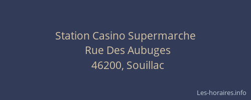 Station Casino Supermarche