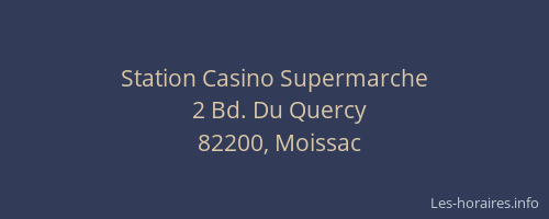 Station Casino Supermarche