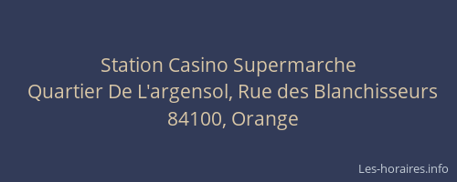 Station Casino Supermarche
