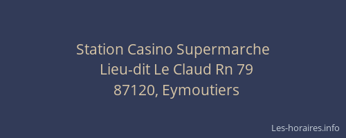 Station Casino Supermarche