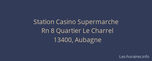 Station Casino Supermarche