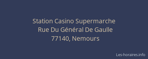 Station Casino Supermarche