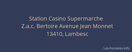 Station Casino Supermarche
