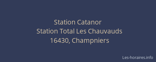 Station Catanor