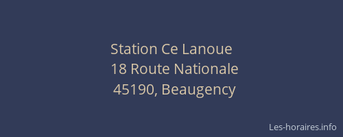 Station Ce Lanoue