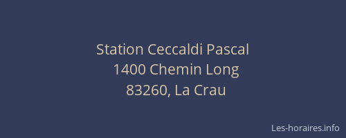 Station Ceccaldi Pascal