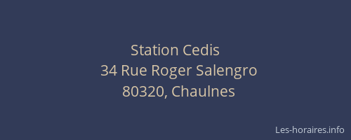 Station Cedis