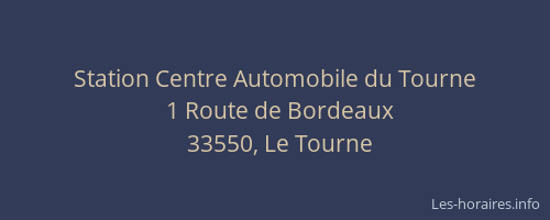 Station Centre Automobile du Tourne