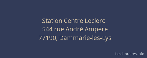 Station Centre Leclerc