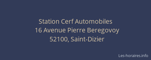 Station Cerf Automobiles