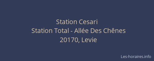 Station Cesari