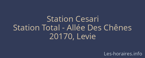 Station Cesari