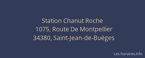 Station Chanut Roche