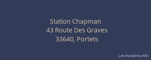 Station Chapman