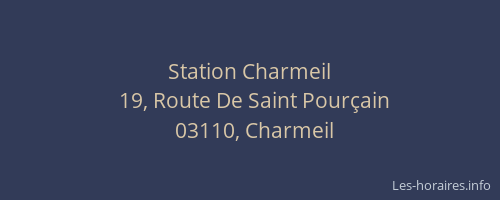 Station Charmeil