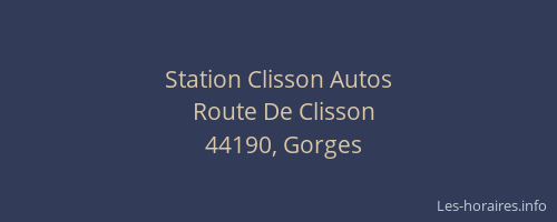 Station Clisson Autos