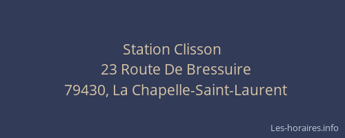 Station Clisson